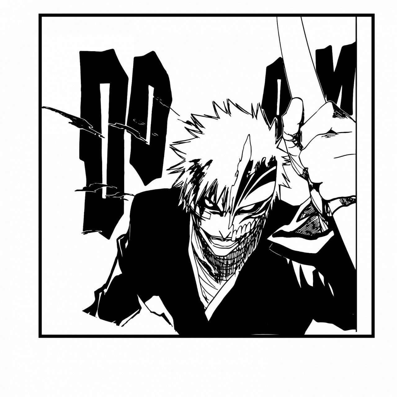 Set 4 bucati, Sticker decorativ, Kurosaki Ichigo Bleach, Rezistent la apa, NO9867, 10 cm, Multicolor