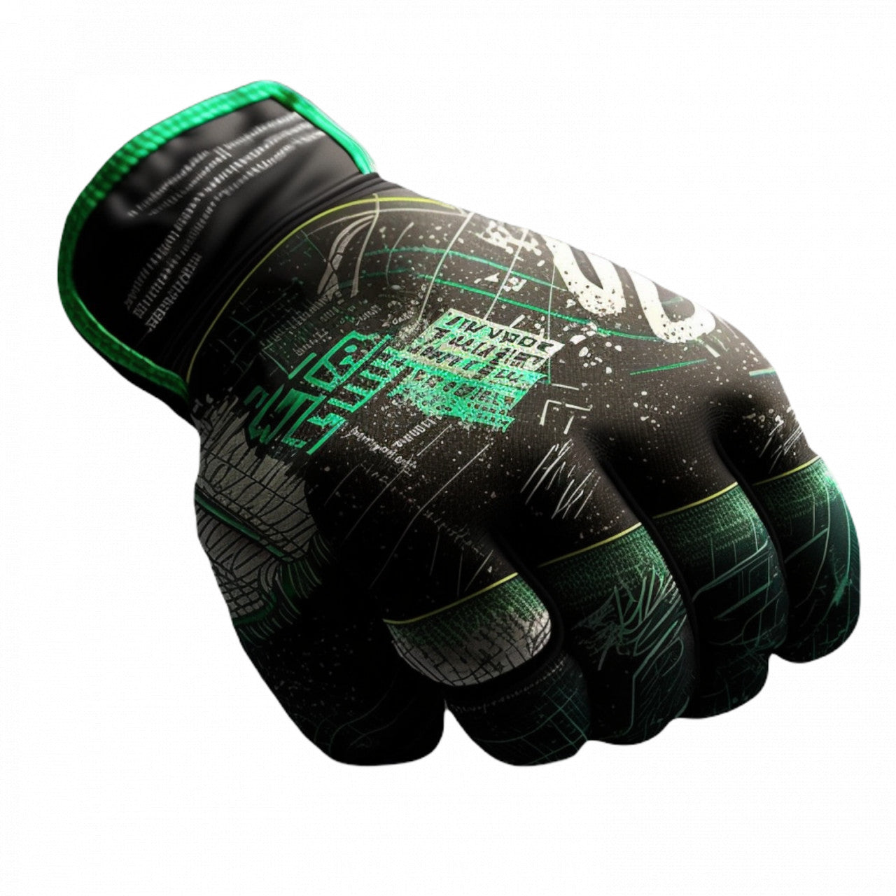 Set 4 bucati, Sticker decorativ, Manusa de lupta, Rezistent la apa, NO9974, 10 cm, Multicolor