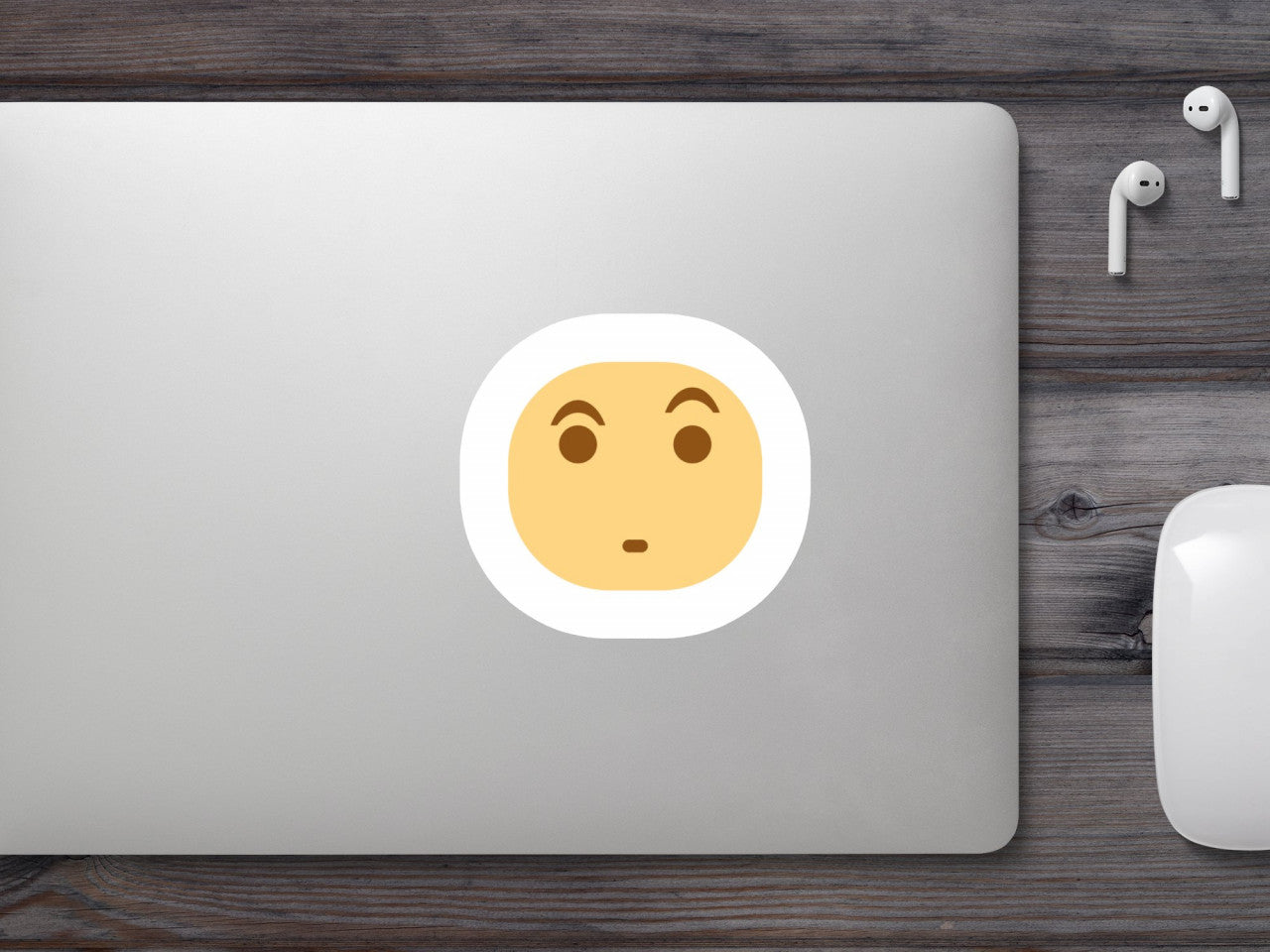 Set 4 bucati, Sticker decorativ, Meme Fata confuza, Rezistent la apa, NO10032, 10 cm, Multicolor