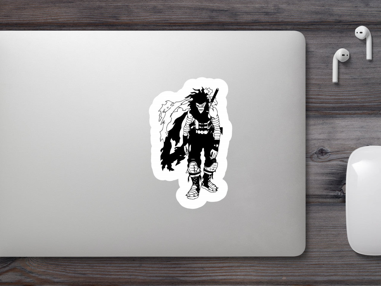 Set 4 bucati, Sticker decorativ, My Hero Stain, Rezistent la apa, NO8225, 10 cm, Multicolor