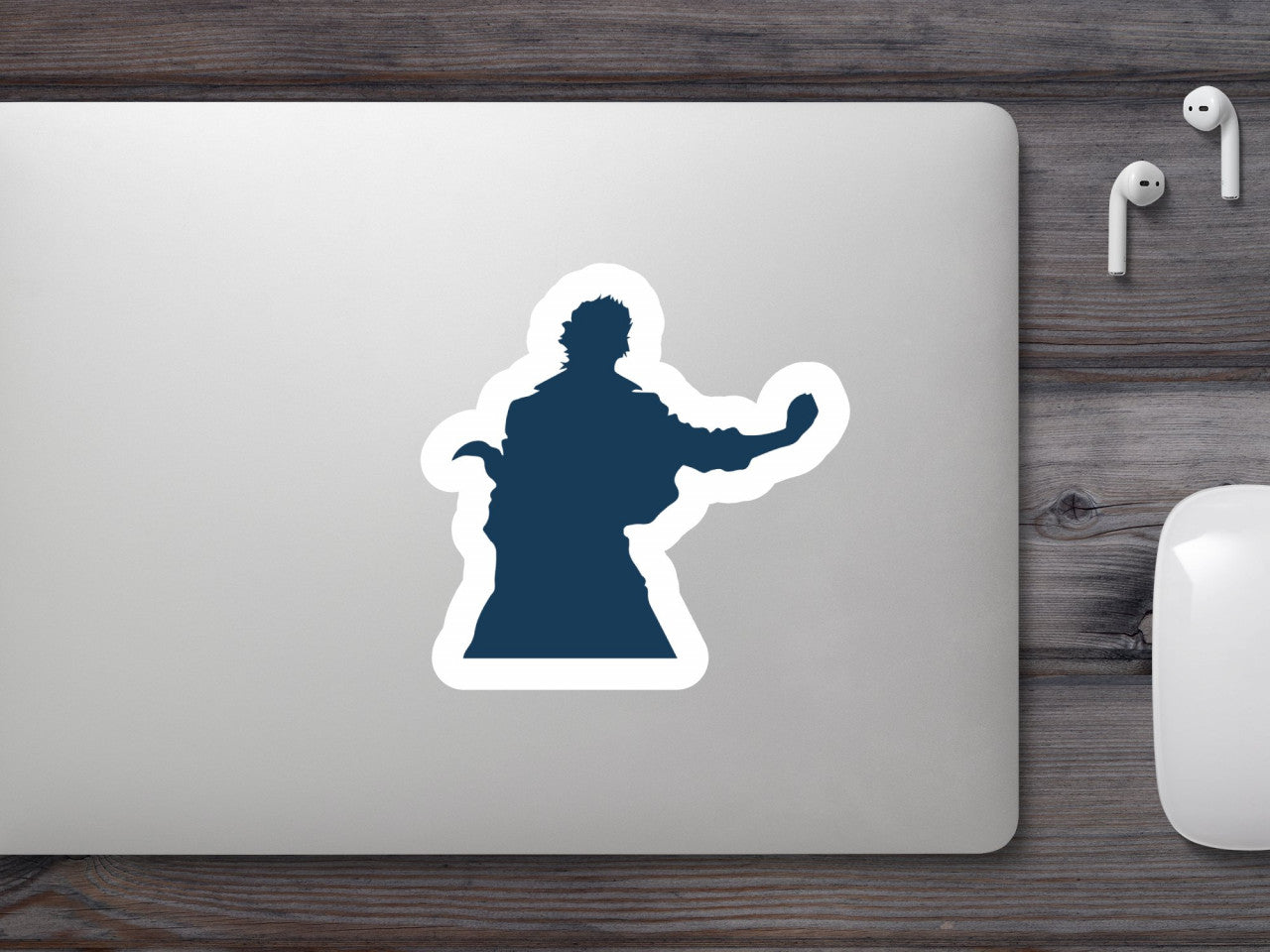 Set 4 bucati, Sticker decorativ, Naruto pozitie de lupta, Rezistent la apa, NO8237, 10 cm, Multicolor