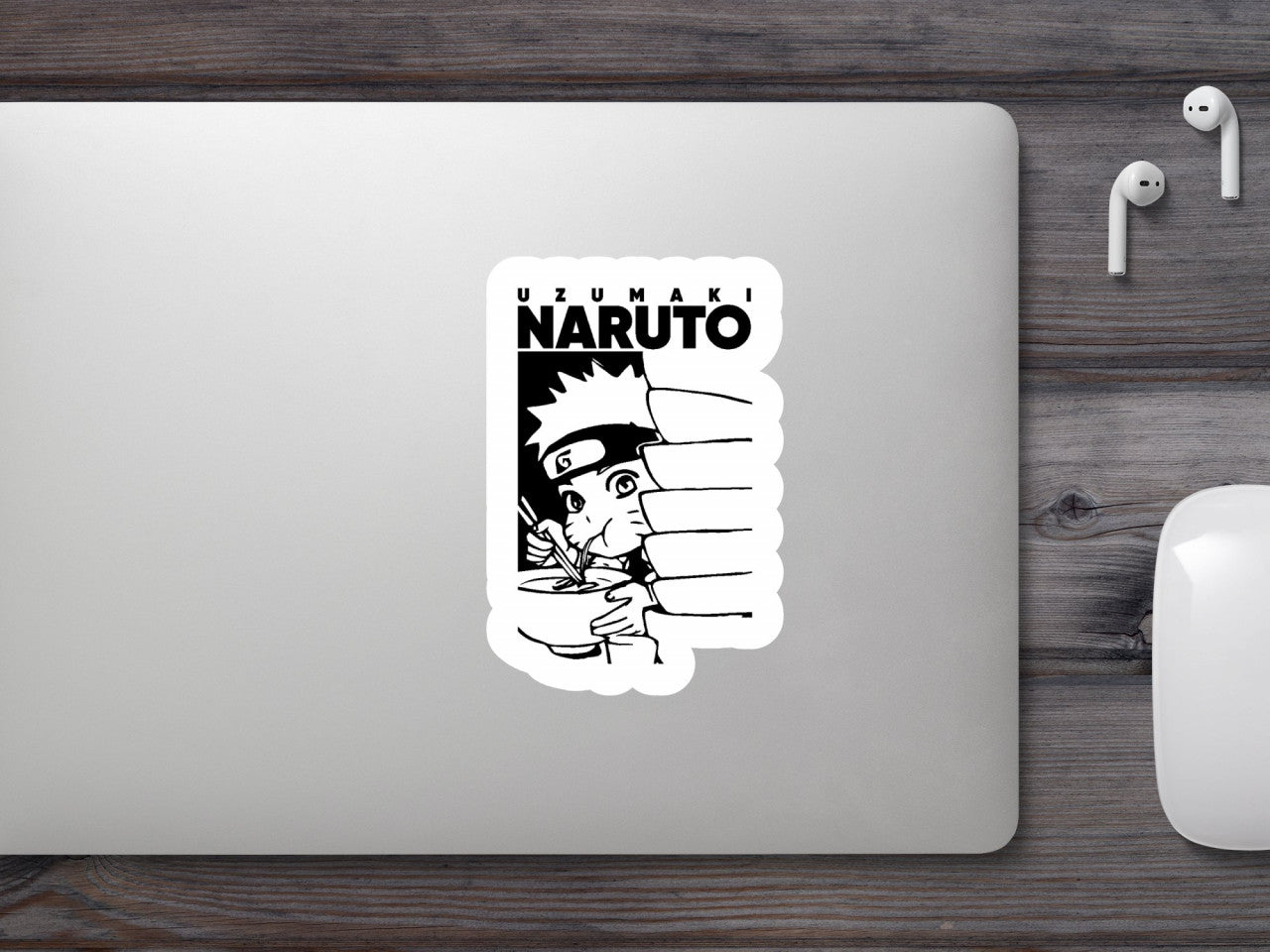 Set 4 bucati, Sticker decorativ, Naruto Uzumaki Anime, Rezistent la apa, NO8239, 10 cm, Multicolor
