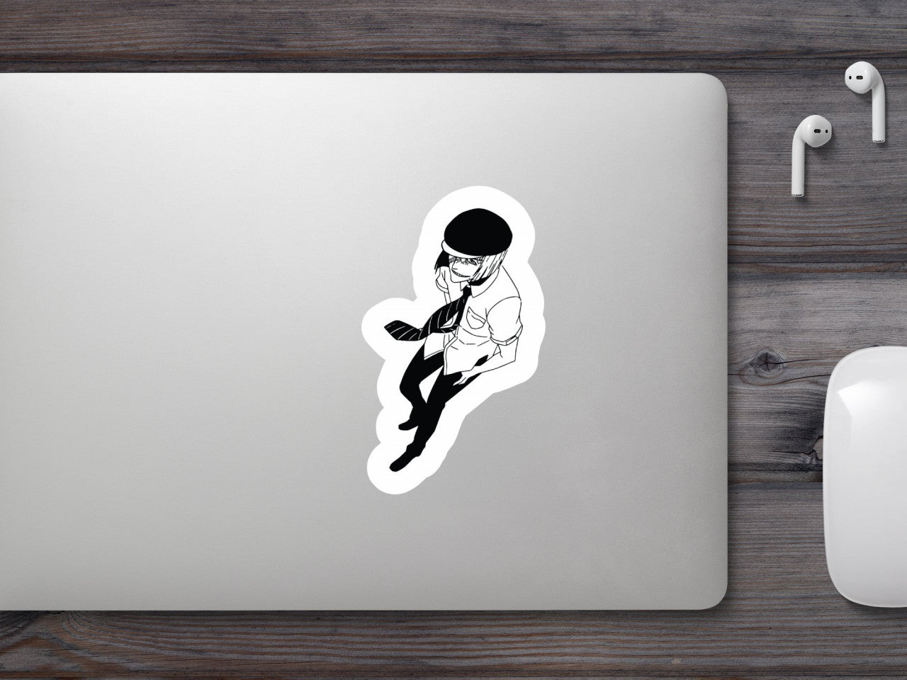 Set 4 bucati, Sticker decorativ, Shinji Hirak Bleach Anime, Rezistent la apa, NO7778, 10 cm, Multicolor