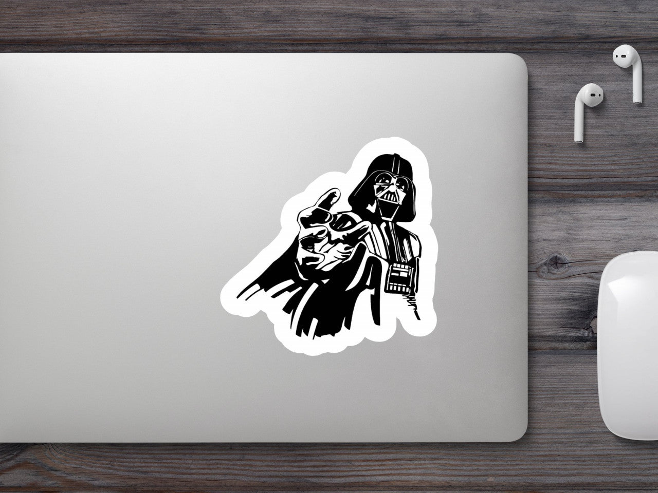 Set 4 bucati, Sticker decorativ, Starwars Anakin Skywalker luptatr, Rezistent la apa, NO8545, 10 cm, Multicolor