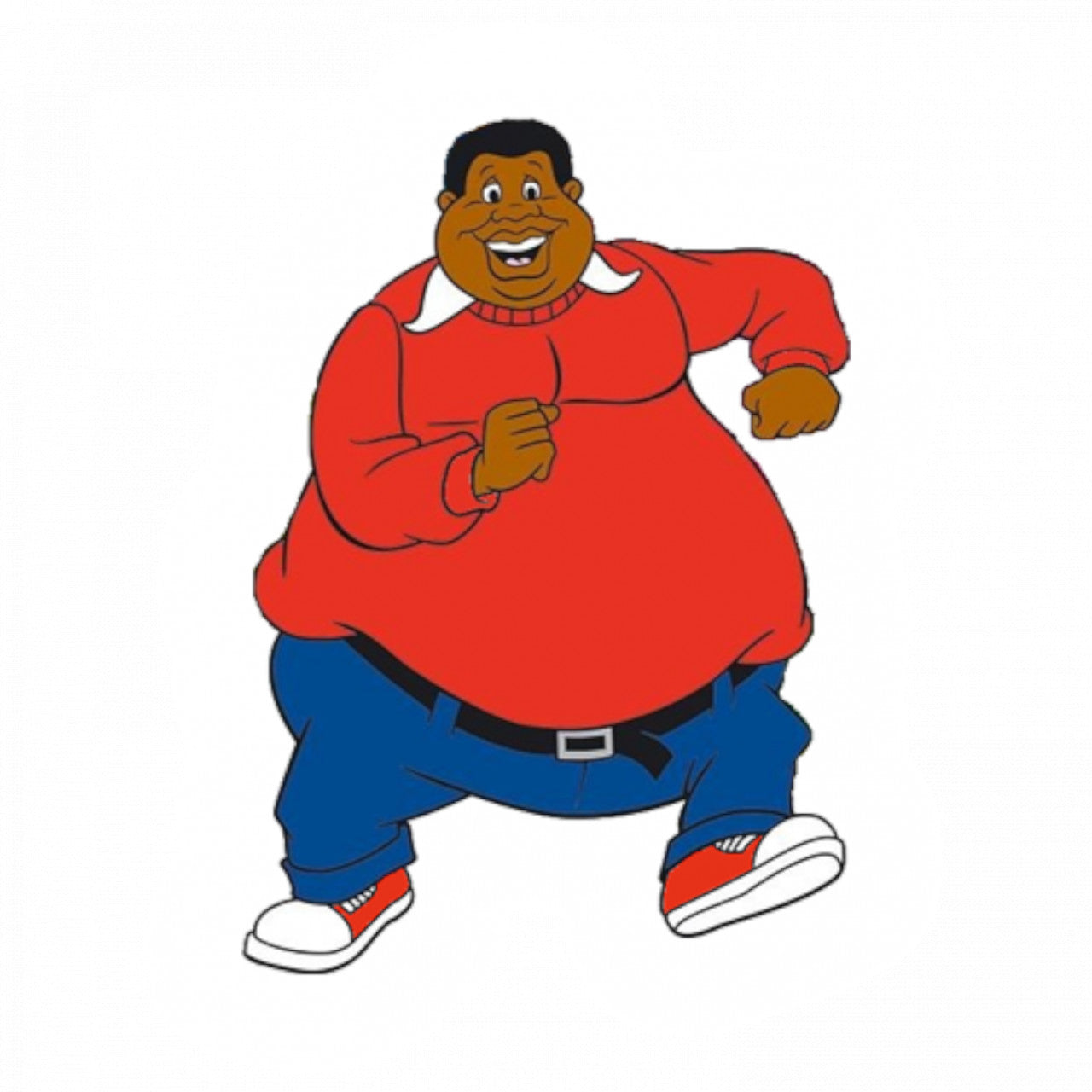 Set 4 bucati, Sticker decorativ, The Adventures of Fat Albert, Rezistent la apa, NO9362, 10 cm, Multicolor