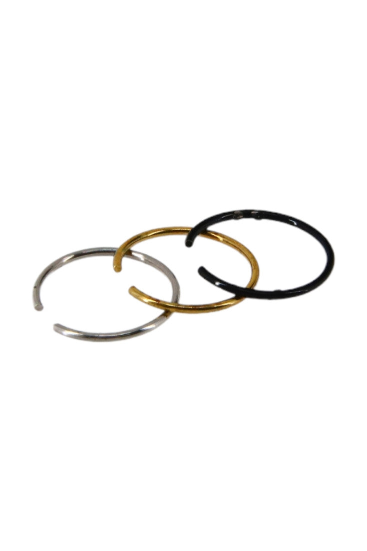 Set 40 bucati, Piercing, Cercei pentru nas, NO7435, 0.8 mm, Multicolor