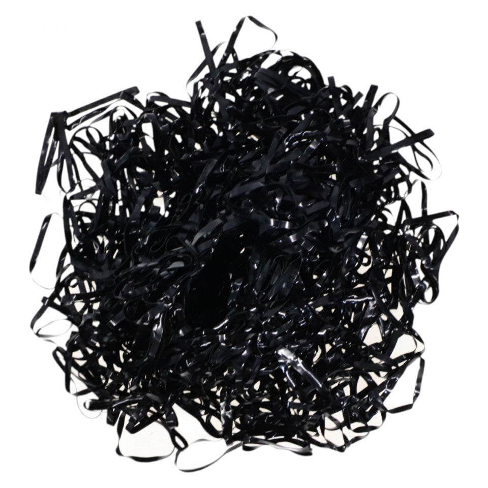 Set 400 Elastice de par, pentru codite, NO5598, 3 cm, Negru