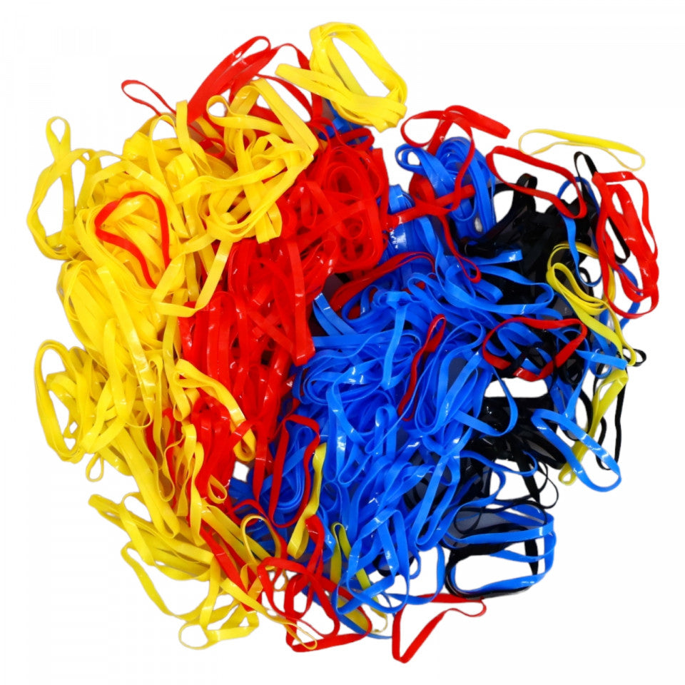 Set 400 Elastice de par, pentru codite, NO5599, 3 cm, Multicolor