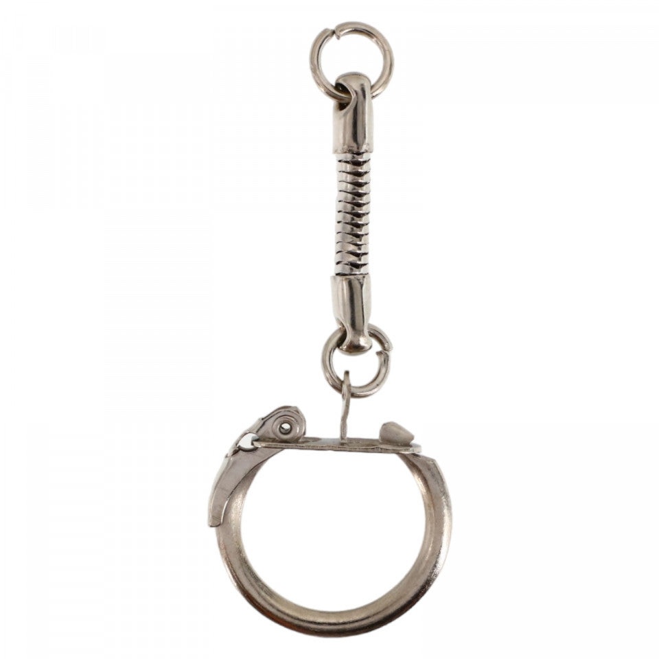 Set 5 bucati, inel de chei, Agatatoare, NO443, 2 cm, Argintiu