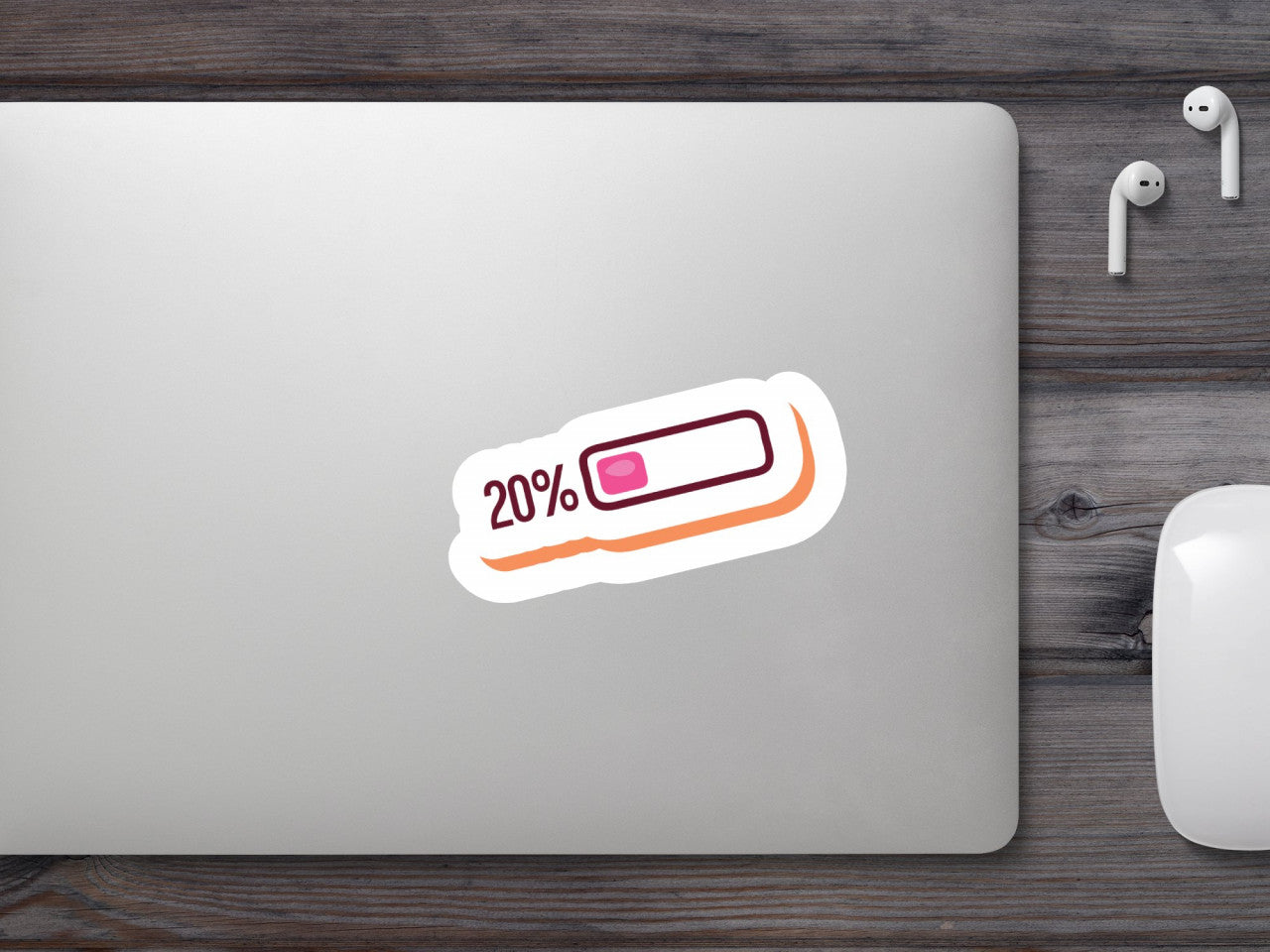 Set 5 bucati, Sticker decorativ, 20% baterie, Rezistent la apa, NO8381, 6 cm, Multicolor