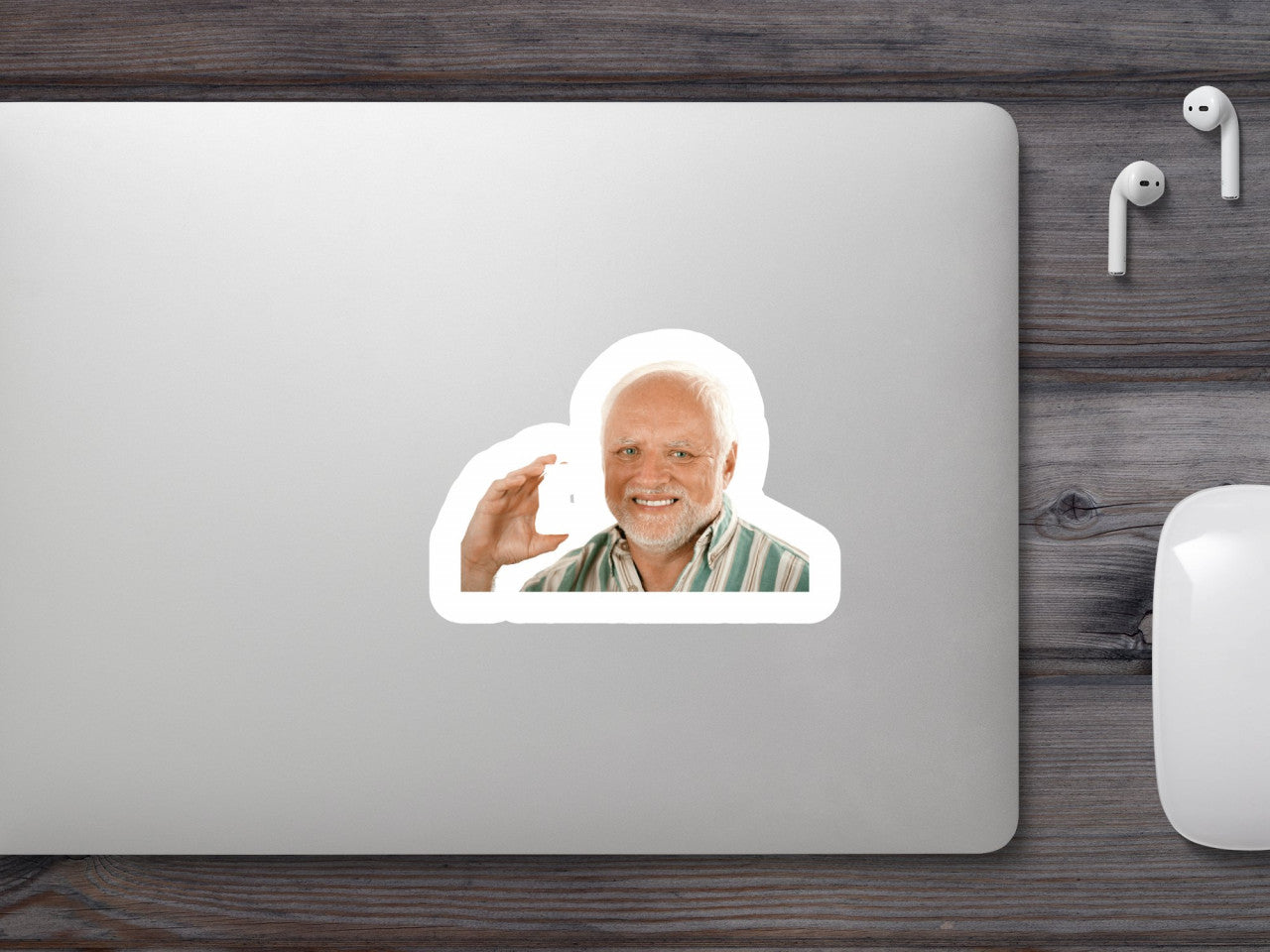 Set 5 bucati, Sticker decorativ, Andr��s Arat�� razand Meme, Rezistent la apa, NO7948, 6 cm, Multicolor