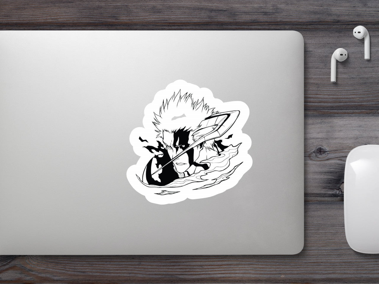 Set 5 bucati, Sticker decorativ, Bankai Bleach Anime, Rezistent la apa, NO8064, 6 cm, Multicolor