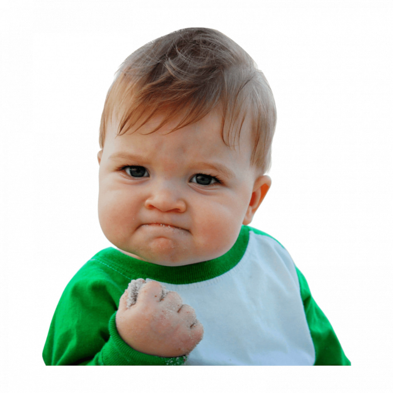 Set 5 bucati, Sticker decorativ, Bebelus meme, Rezistent la apa, NO8502, 6 cm, Multicolor