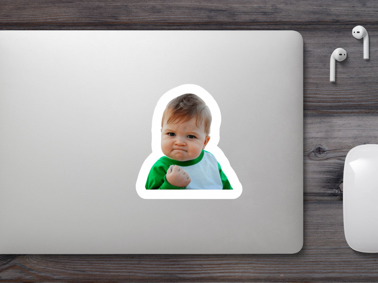 Set 5 bucati, Sticker decorativ, Bebelus meme, Rezistent la apa, NO8502, 6 cm, Multicolor