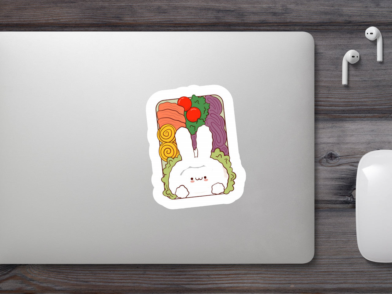 Set 5 bucati, Sticker decorativ, Bento amuzant, Rezistent la apa, NO8508, 6 cm, Multicolor