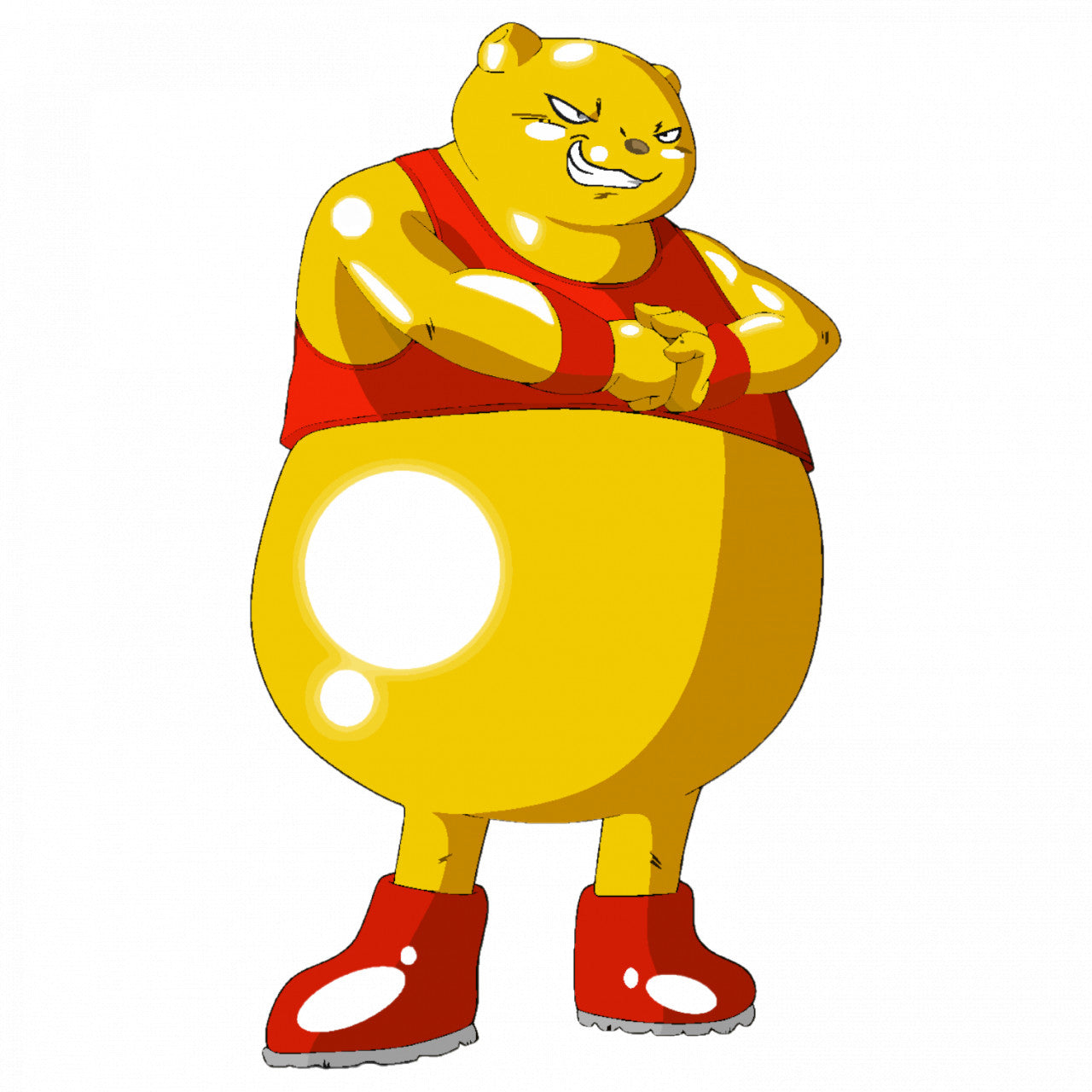 Set 5 bucati, Sticker decorativ, Dragon Ball Botamo, Rezistent la apa, NO9100, 6 cm, Multicolor