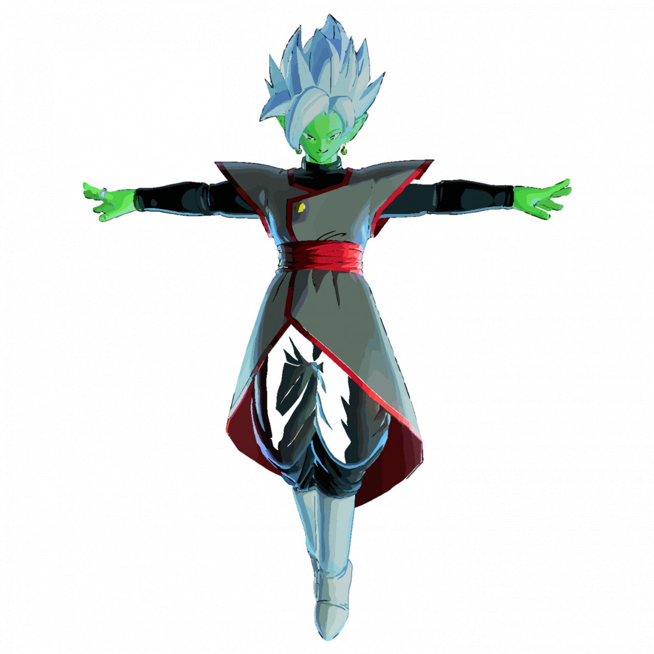 Set 5 bucati, Sticker decorativ, Dragon Ball Zamasu Levitatie, Rezistent la apa, NO9162, 6 cm, Multicolor