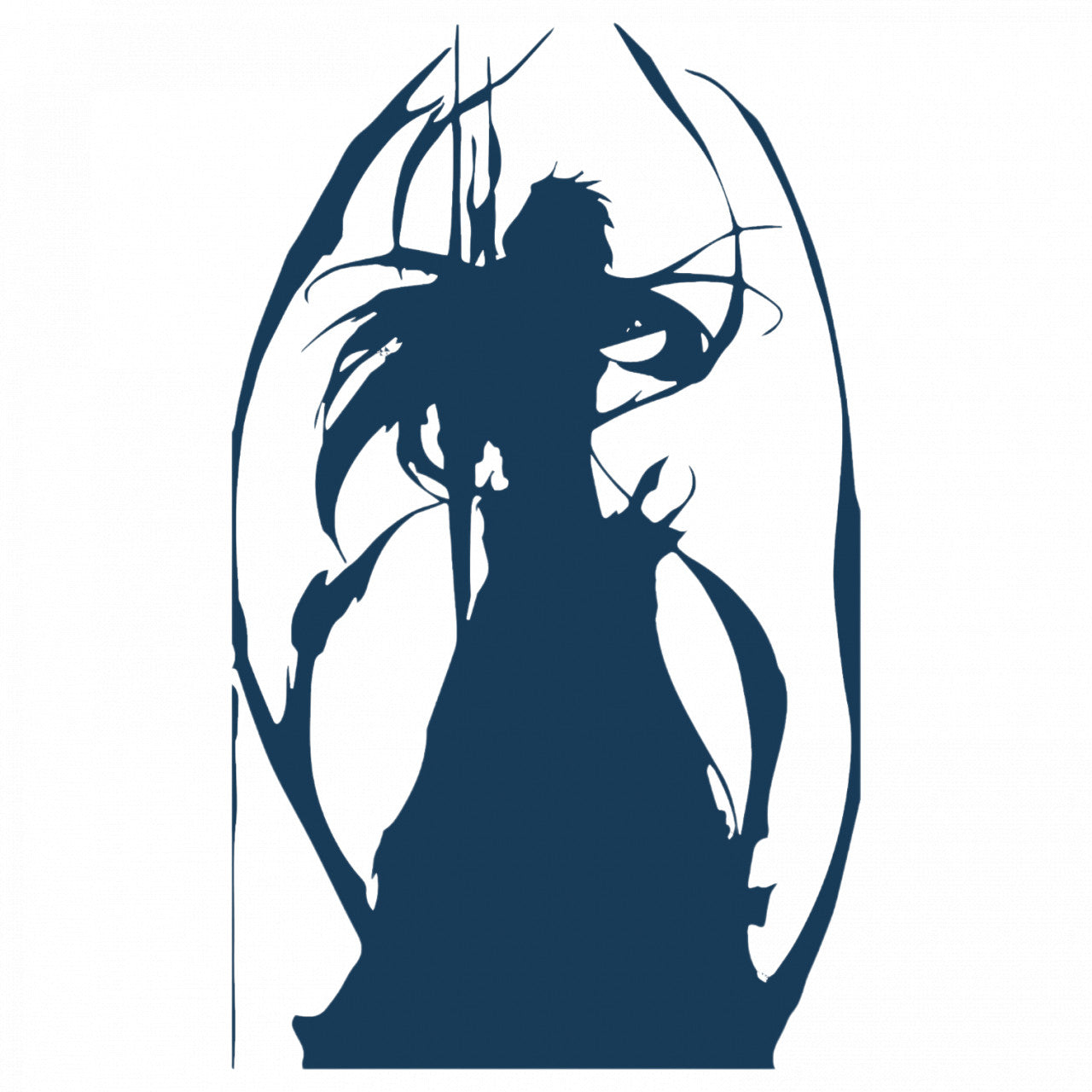 Set 5 bucati, Sticker decorativ, Getsuga Tensho Bleach Anime, Rezistent la apa, NO9415, 6 cm, Multicolor