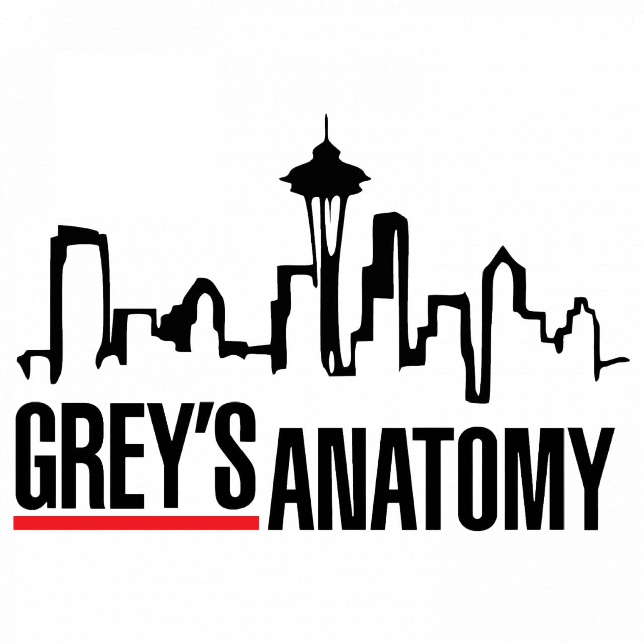 Set 5 bucati, Sticker decorativ, Greys Anatomy, Rezistent la apa, NO9499, 6 cm, Multicolor