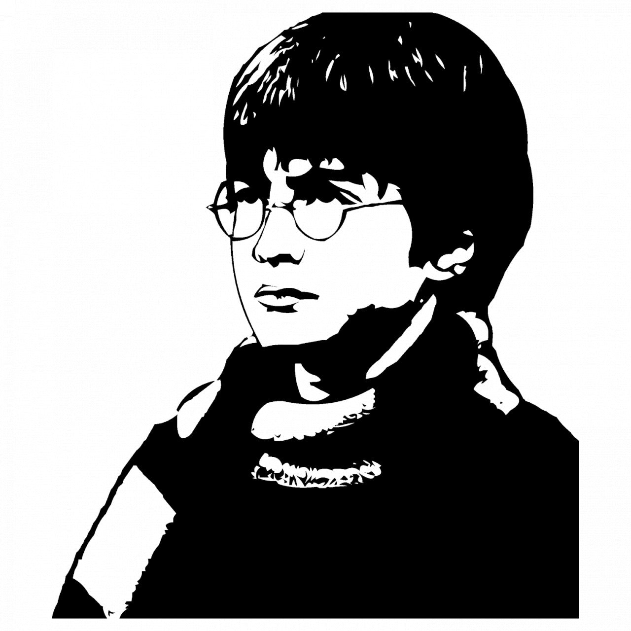 Set 5 bucati, Sticker decorativ, Harry Potter Personaj, Rezistent la apa, NO9583, 6 cm, Multicolor