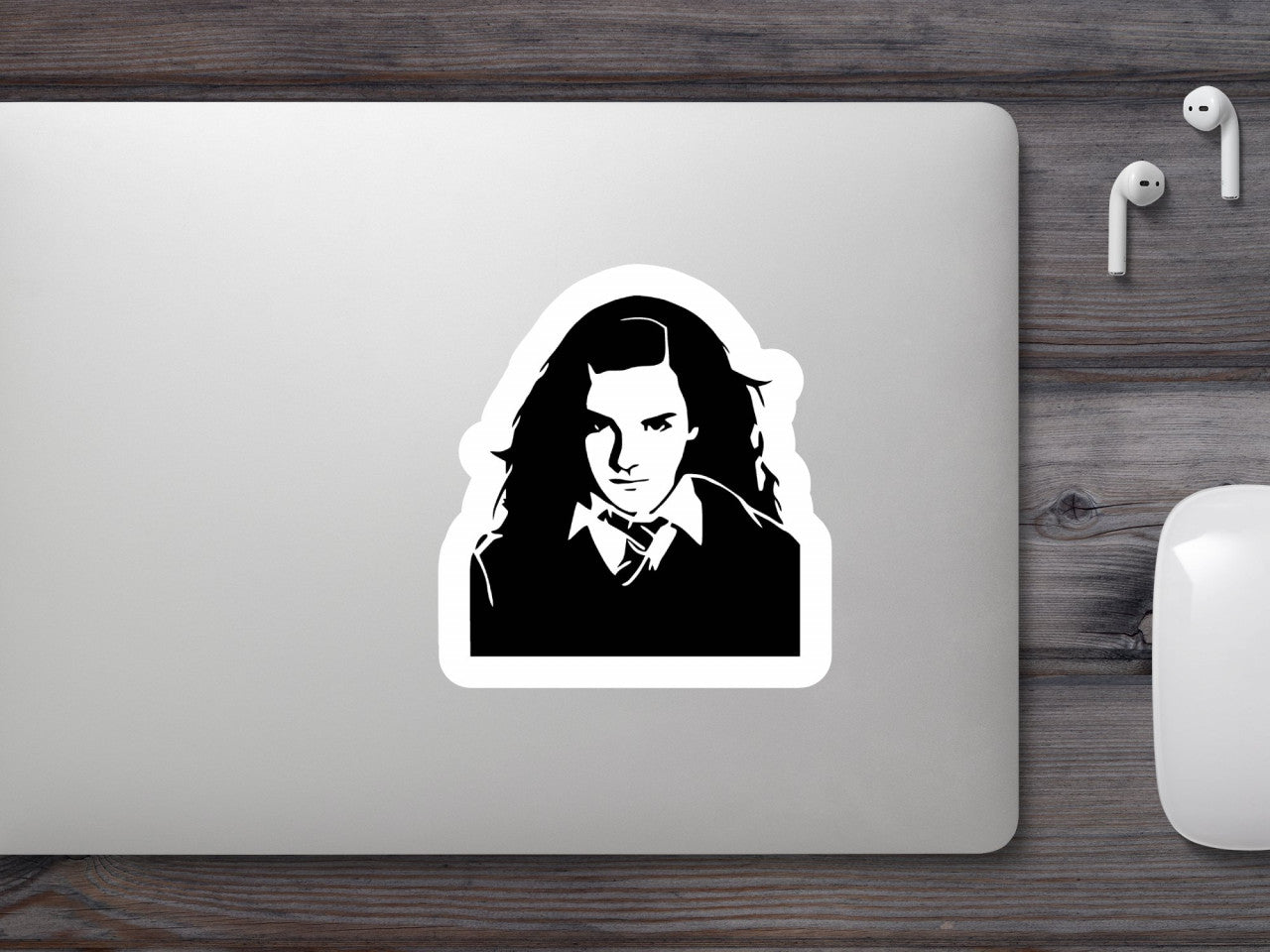 Set 5 bucati, Sticker decorativ, Hermione Granger Harry Potter, Rezistent la apa, NO9657, 6 cm, Multicolor