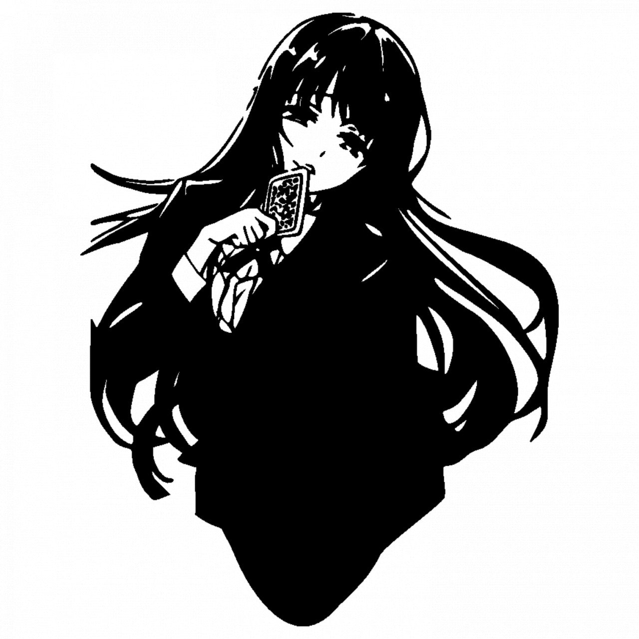 Set 5 bucati, Sticker decorativ, Hinata Hyuga Naruto Anime, Rezistent la apa, NO9662, 6 cm, Multicolor