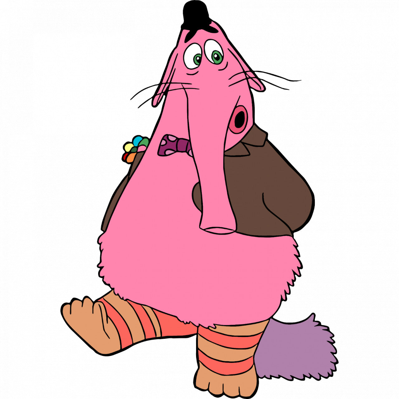 Set 5 bucati, Sticker decorativ, Inside Out Bing Bong Disney, Rezistent la apa, NO9769, 6 cm, Multicolor