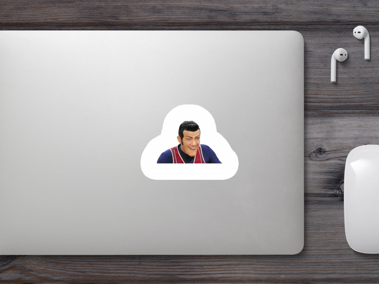 Set 5 bucati, Sticker decorativ, LazyTown, Rezistent la apa, NO9879, 6 cm, Multicolor