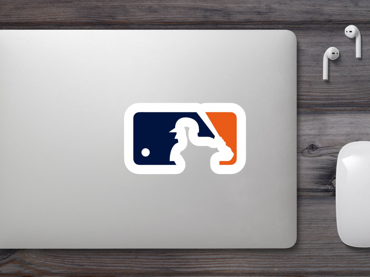 Set 5 bucati, Sticker decorativ, Liga de baseball, Rezistent la apa, NO9887, 6 cm, Multicolor