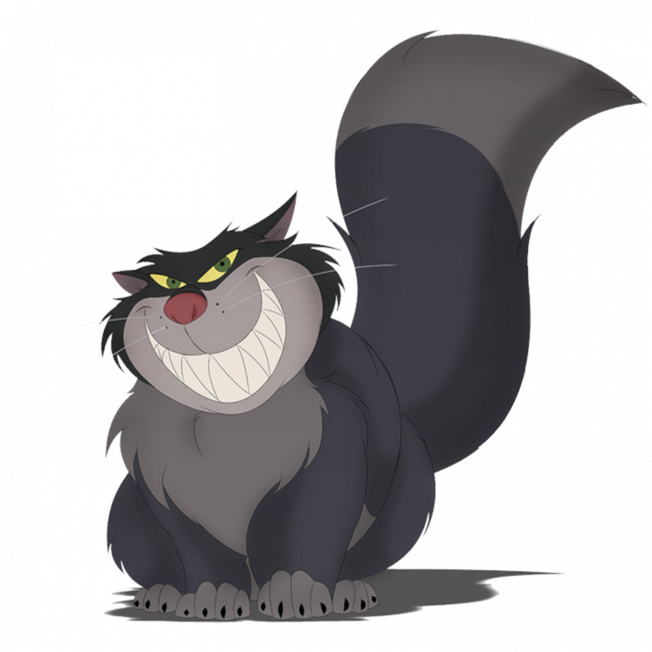 Set 5 bucati, Sticker decorativ, Lucifer din Cenusareasa rade malefic, Rezistent la apa, NO9935, 6 cm, Multicolor