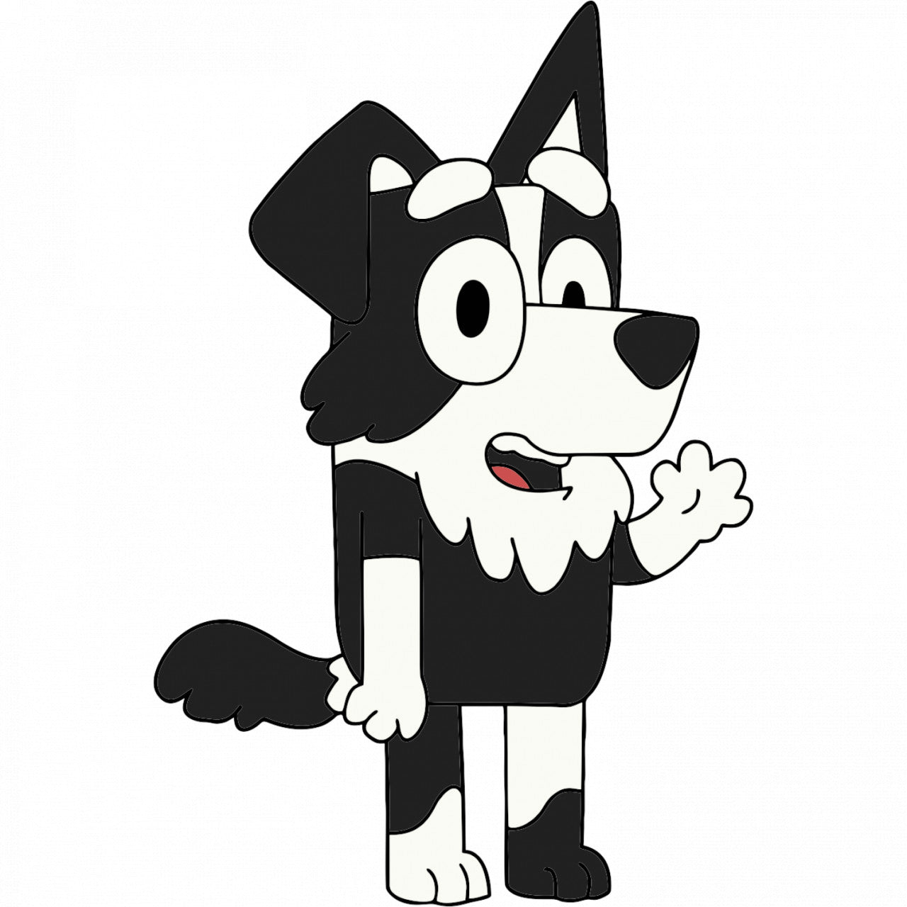 Set 5 bucati, Sticker decorativ, Mackenzie Bluey, Rezistent la apa, NO9957, 6 cm, Multicolor