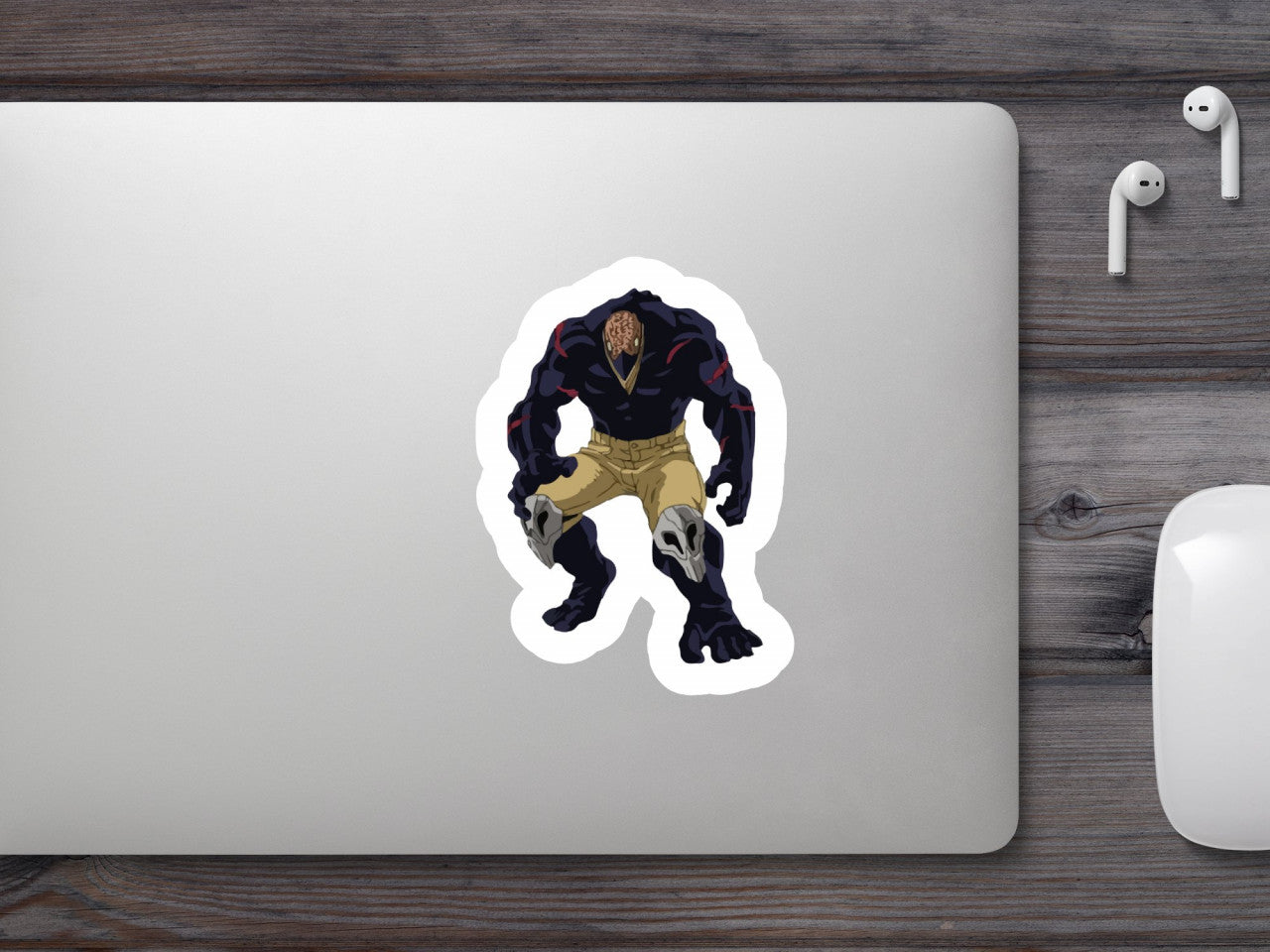 Set 5 bucati, Sticker decorativ, My Hero Academia Nomu anime, Rezistent la apa, NO8211, 6 cm, Multicolor