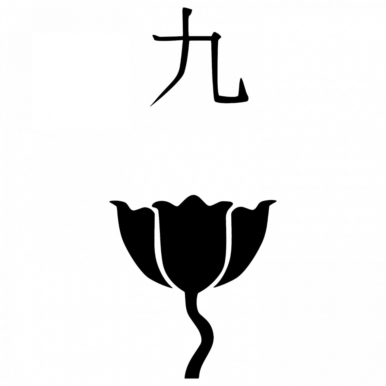 Set 5 bucati, Sticker decorativ, Ninth Division Bleach emblema, Rezistent la apa, NO8250, 6 cm, Multicolor