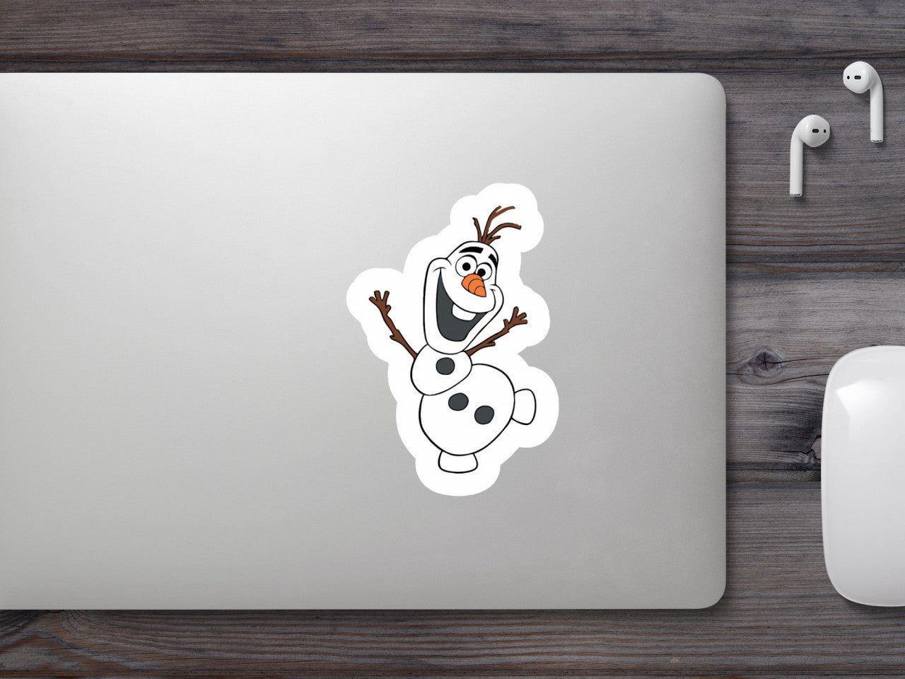 Set 5 bucati, Sticker decorativ, Olaf Frozen, Rezistent la apa, NO8277, 6 cm, Multicolor