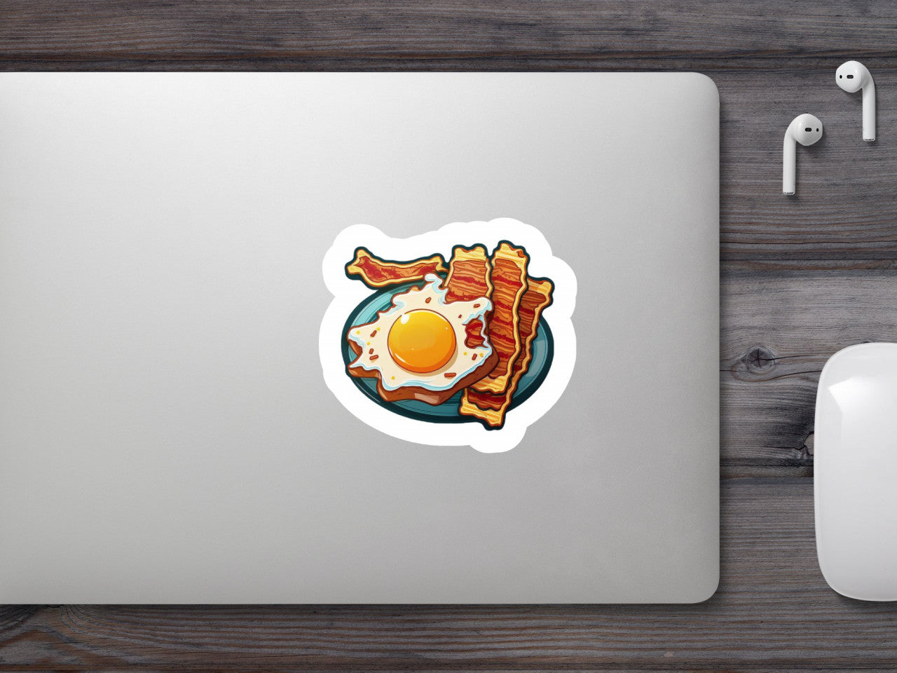 Set 5 bucati, Sticker decorativ, Oua cu costita, Rezistent la apa, NO10082, 6 cm, Multicolor