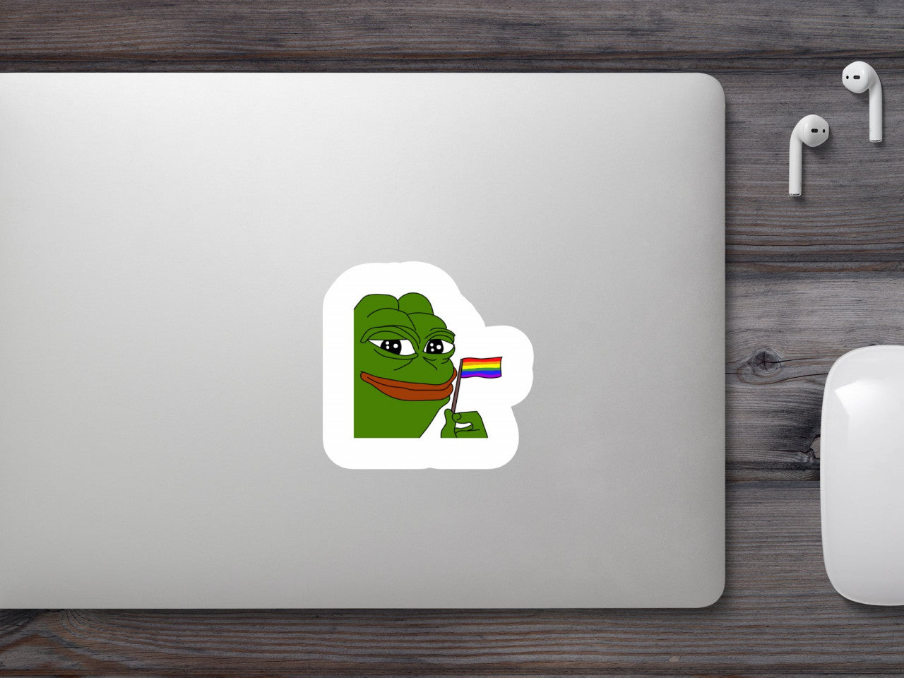 Set 5 bucati, Sticker decorativ, Pepe the Frog, Rezistent la apa, NO10149, 6 cm, Multicolor