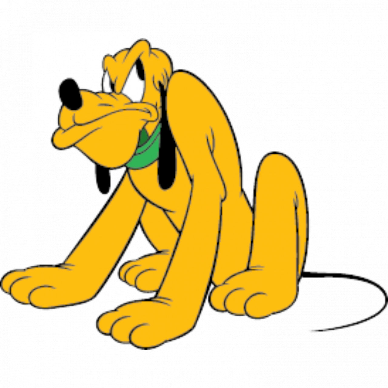 Set 5 bucati, Sticker decorativ, Pluto suparat, Rezistent la apa, NO7537, 6 cm, Multicolor