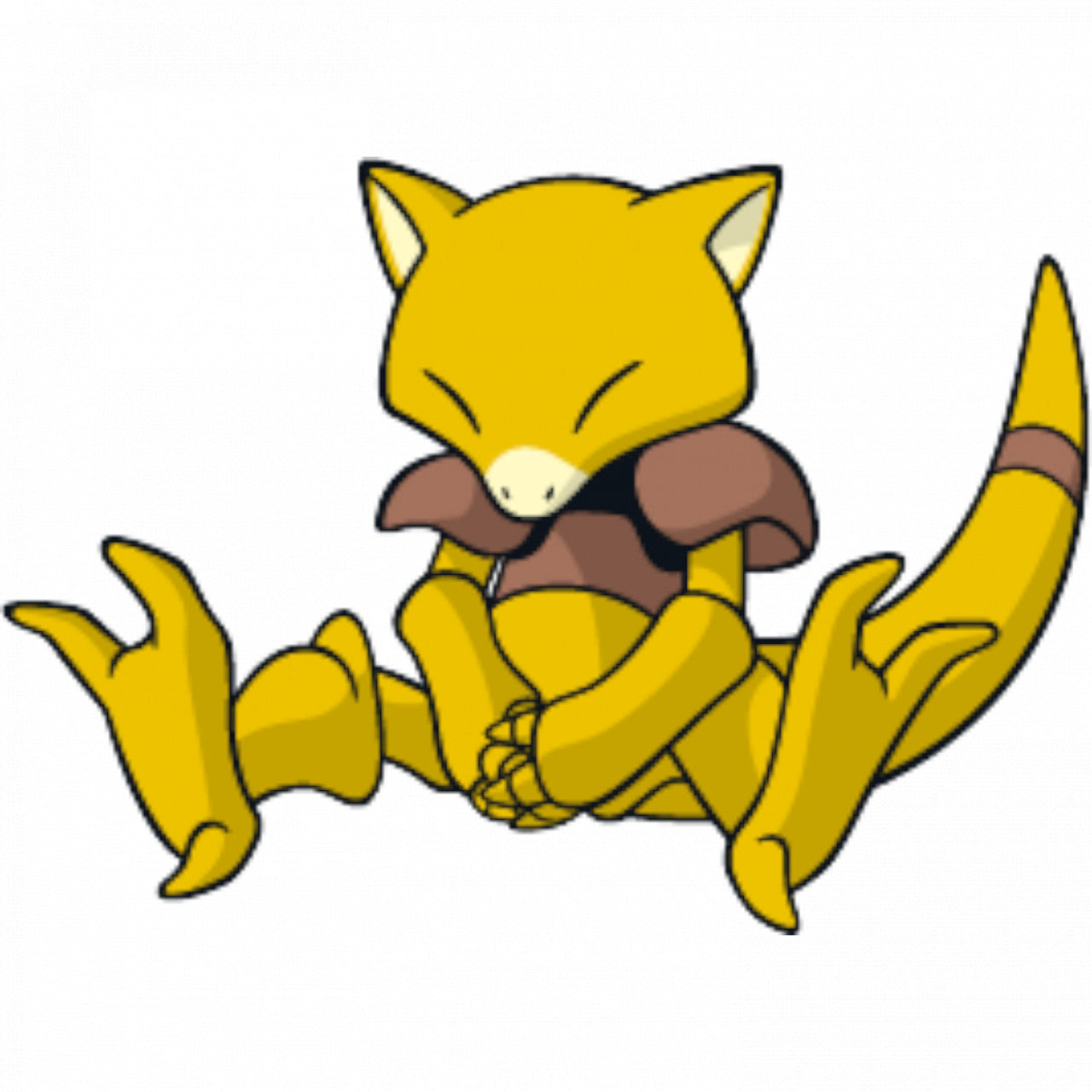 Set 5 bucati, Sticker decorativ, Pokemon Abra, Rezistent la apa, NO7540, 6 cm, Multicolor