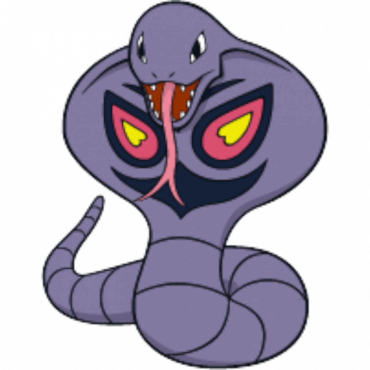 Set 5 bucati, Sticker decorativ, Pokemon Arbok, Rezistent la apa, NO7543, 6 cm, Multicolor