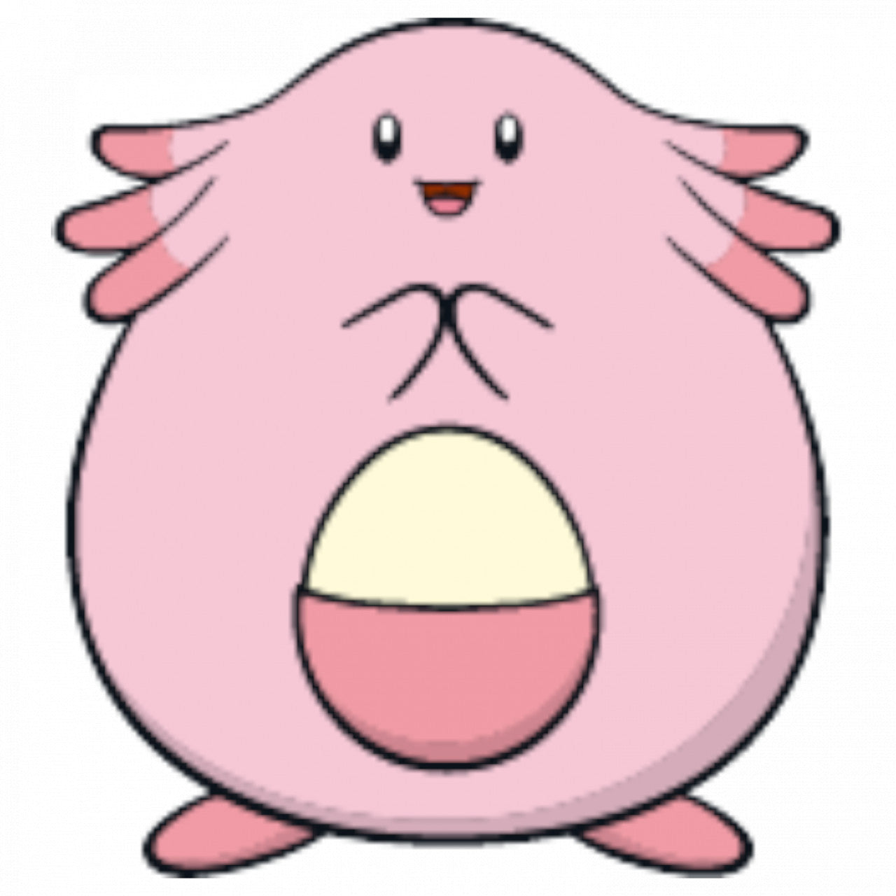 Set 5 bucati, Sticker decorativ, Pokemon Chansey, Rezistent la apa, NO7552, 6 cm, Multicolor