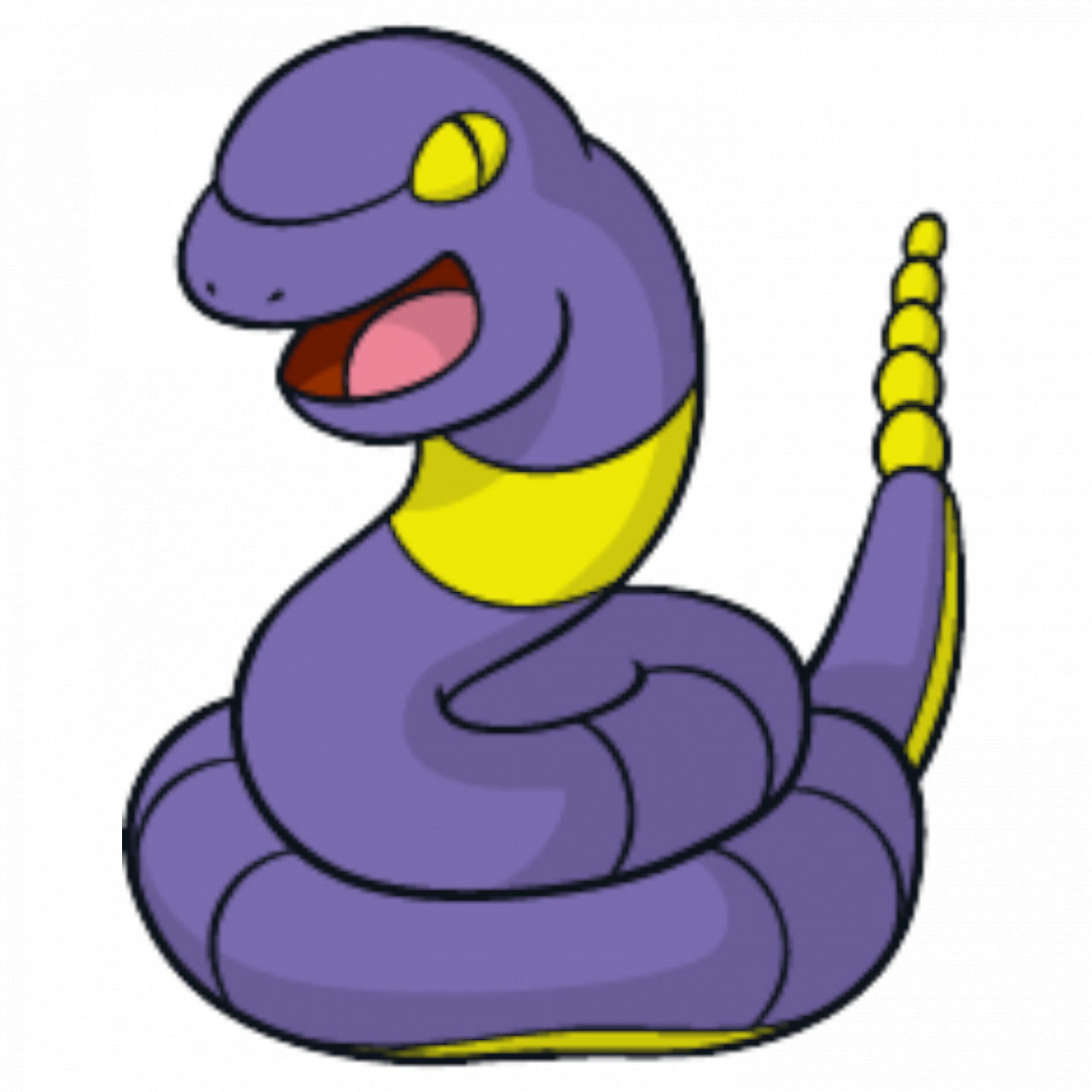 Set 5 bucati, Sticker decorativ, Pokemon Ekans, Rezistent la apa, NO7574, 6 cm, Multicolor