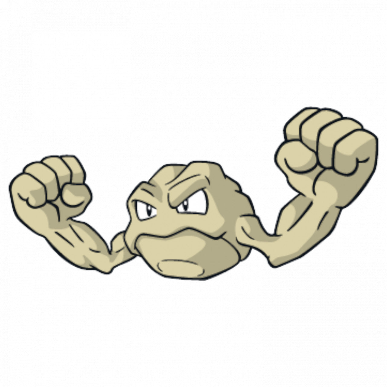 Set 5 bucati, Sticker decorativ, Pokemon Geodude, Rezistent la apa, NO7584, 6 cm, Multicolor