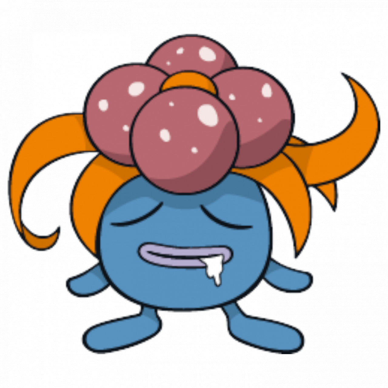 Set 5 bucati, Sticker decorativ, Pokemon Gloom, Rezistent la apa, NO7585, 6 cm, Multicolor