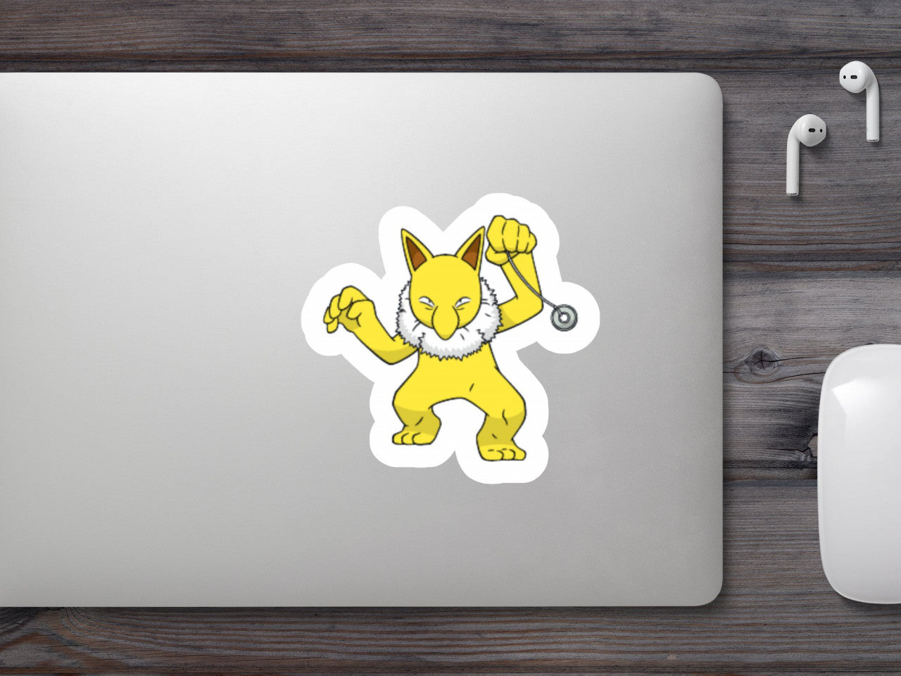 Set 5 bucati, Sticker decorativ, Pokemon Hypno, Rezistent la apa, NO7600, 6 cm, Multicolor