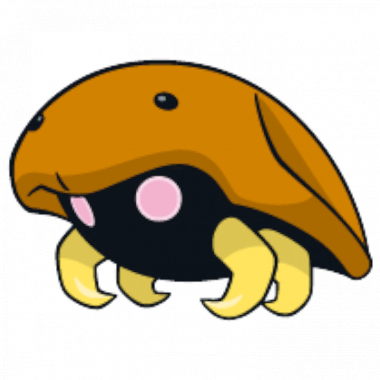 Set 5 bucati, Sticker decorativ, Pokemon Kabuto, Rezistent la apa, NO7605, 6 cm, Multicolor