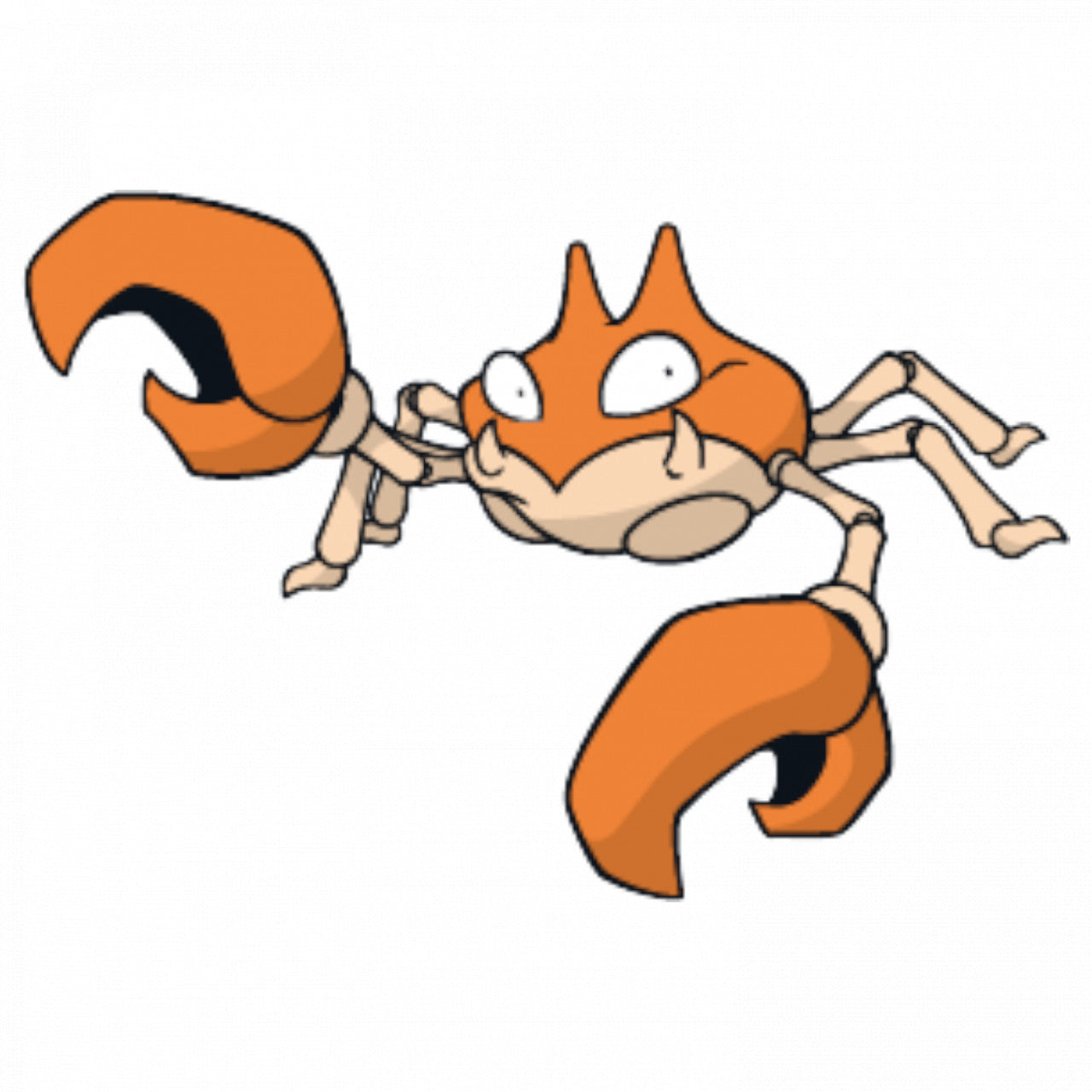 Set 5 bucati, Sticker decorativ, Pokemon Krabby, Rezistent la apa, NO7613, 6 cm, Multicolor