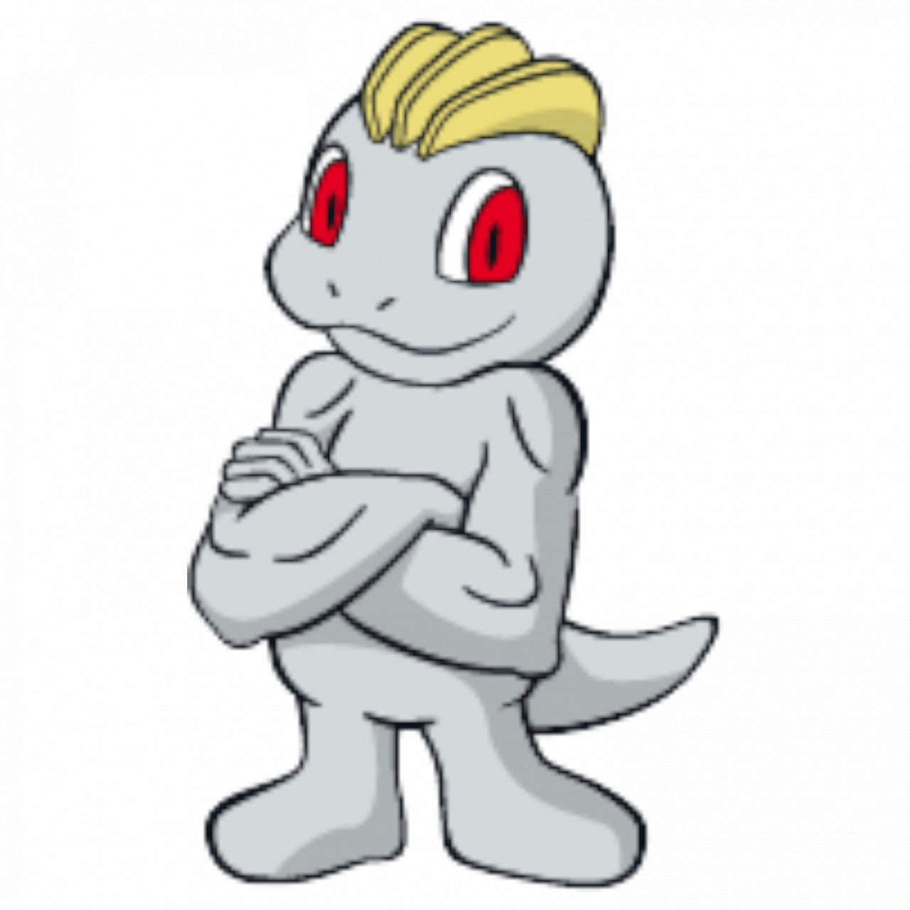 Set 5 bucati, Sticker decorativ, Pokemon Machop, Rezistent la apa, NO7618, 6 cm, Multicolor