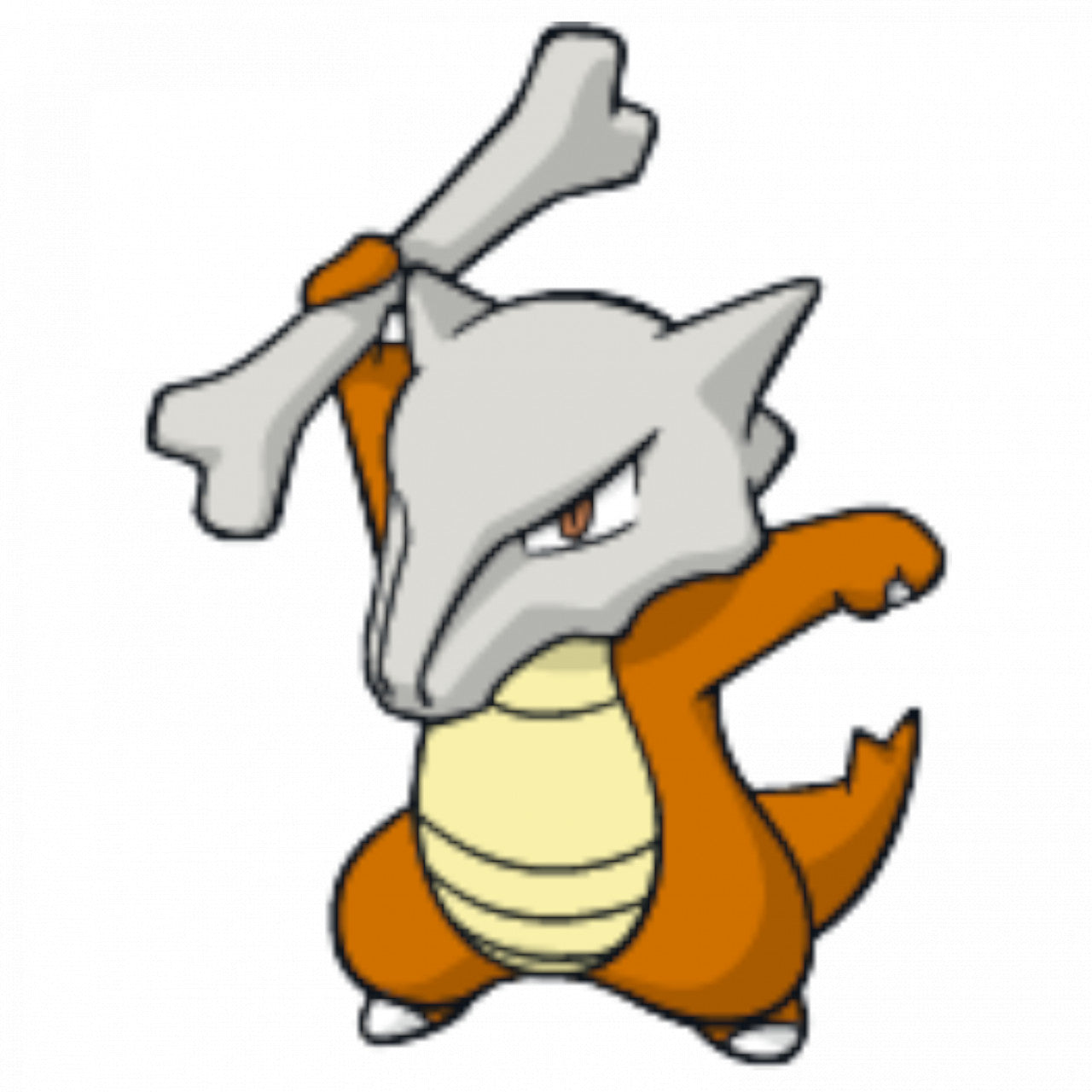 Set 5 bucati, Sticker decorativ, Pokemon Marowak, Rezistent la apa, NO7625, 6 cm, Multicolor