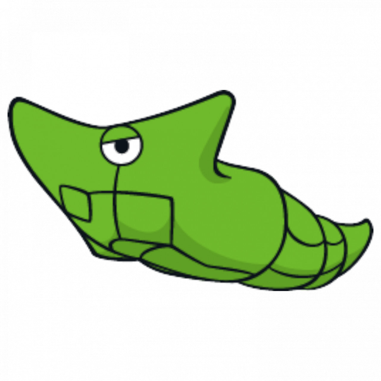 Set 5 bucati, Sticker decorativ, Pokemon Metapod, Rezistent la apa, NO7627, 6 cm, Multicolor