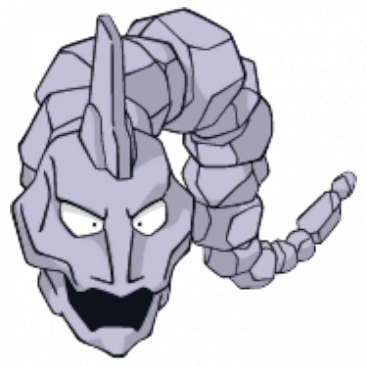 Set 5 bucati, Sticker decorativ, Pokemon Onix, Rezistent la apa, NO7643, 6 cm, Multicolor